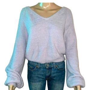 Rue21 Fuzzy Puffy Sleeve Sweater
